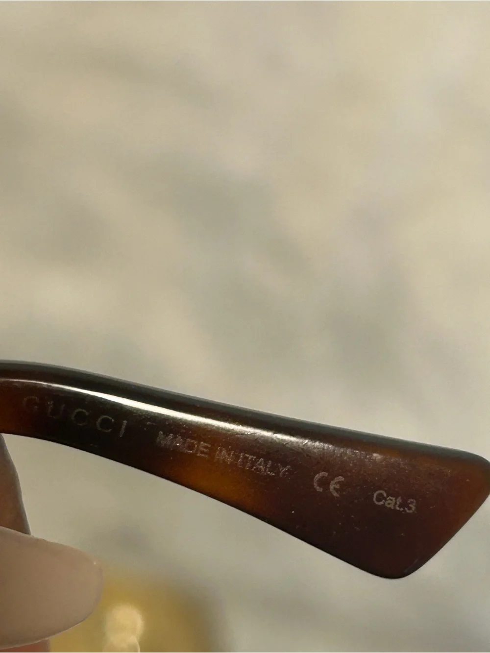 Gucci Tortoiseshell Round Sunglasses Brown/Black Lenses- BEAUTIFUL CONDITION